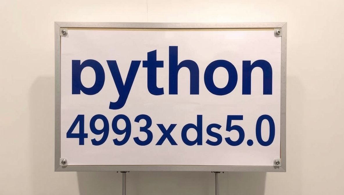 python 493xds5.0 issue
